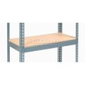 Global Equipment Additional Shelf Level Boltless Wood Deck 36"W x 18"D - Gray 717564